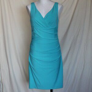 Suzi Chin for Maggy Boutique Aqua Bodycon Short Dress
